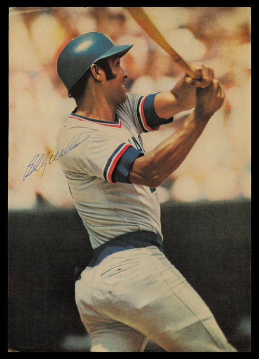 Billy Williams Autographed 8x11 Magazine Page Photo Chicago Cubs