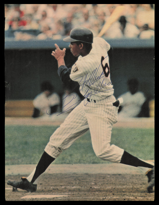 Tony Oliva Autographed 8.5x11 Magazine Page Photo Minnesota Twins "Best Wishes"