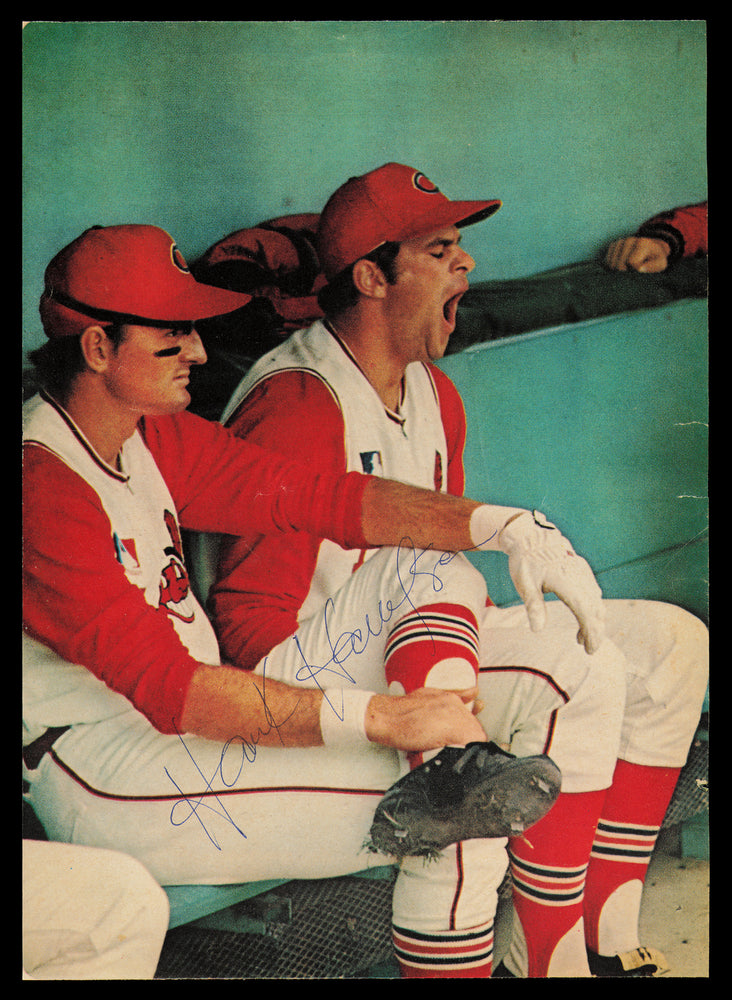 Ken Hawk Harrelson & Rico Petrocelli Autographed 8x11 Magazine Page Photo Cleveland Indians