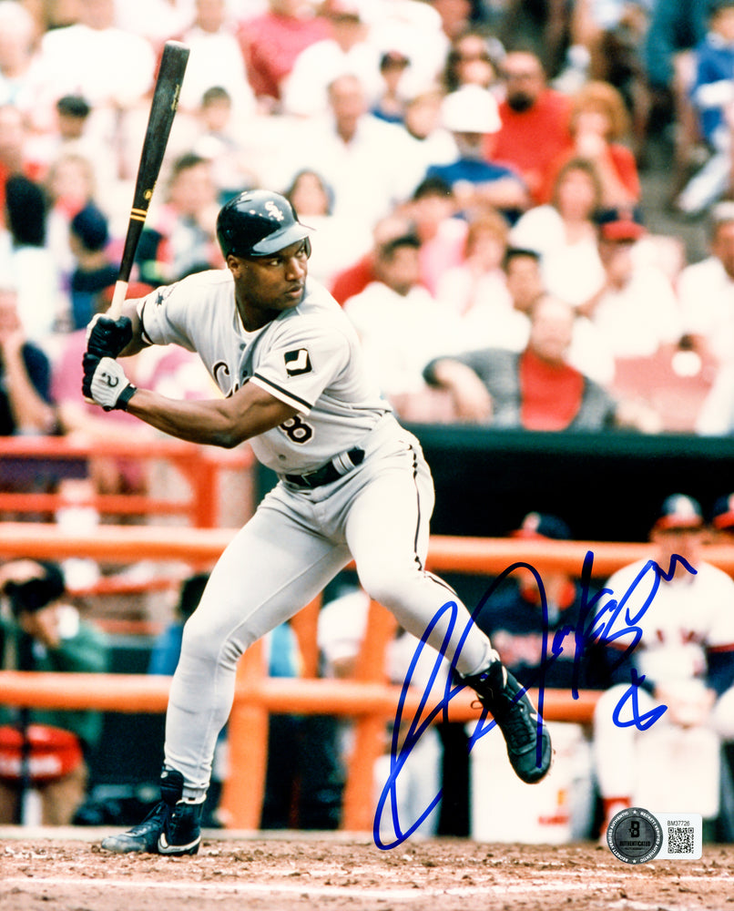 Bo Jackson Autographed 8x10 Photo Chicago White Sox Beckett BAS QR
