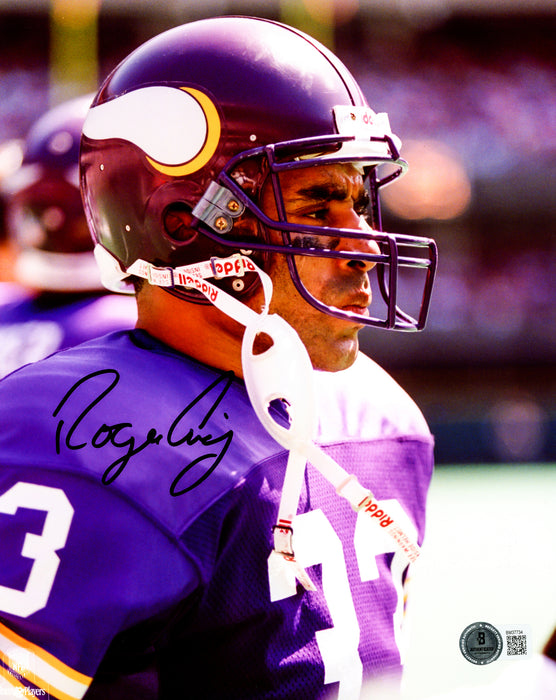 Roger Craig Autographed 8x10 Photo Minnesota Vikings Beckett BAS QR