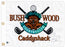 Chevy Chase Autographed White Caddyshack Golf Pin Flag Caddyshack Beckett BAS QR