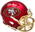 Frank Gore Autographed San Francisco 49ers Flash Red Speed Mini Helmet Beckett BAS Witness