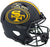 Ji'Ayir Brown Autographed San Francisco 49ers Eclipse Black Full Size Speed Replica Helmet Beckett BAS Witness