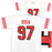 San Francisco 49ers Nick Bosa Autographed White Jersey Beckett BAS Witness