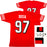 San Francisco 49ers Nick Bosa Autographed Red Jersey Beckett BAS Witness