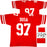 San Francisco 49ers Nick Bosa Autographed Red Jersey Beckett BAS Witness
