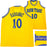 Golden State Warriors Tim Hardaway Autographed Yellow Jersey Beckett BAS Witness