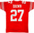 San Francisco 49ers Ji'Ayir Brown Autographed Red Jersey Beckett BAS Witness