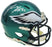 Jason Kelce Autographed Philadelphia Eagles Green Speed Mini Helmet Beckett BAS QR