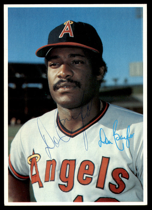 Don Baylor Autographed 1980 Topps Super Card #9 California Angels
