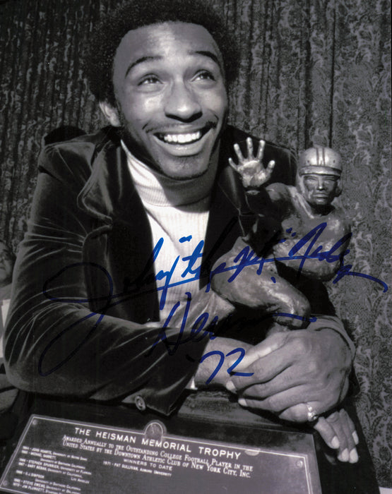 Johnny "The Jet" Rodgers Autographed 8x10 Photo Nebraska Cornhuskers "Heisman '72"