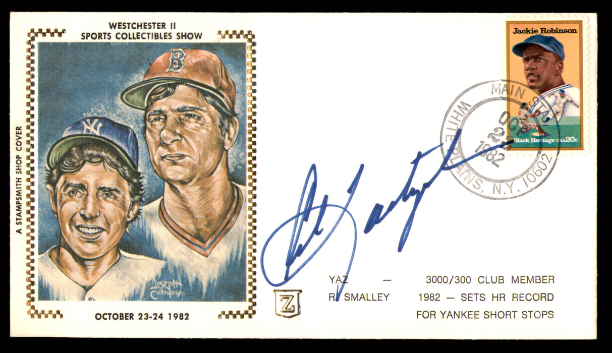 Carl Yastrzemski Autographed 1982 First Day Cover Boston Red Sox