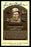 Sparky Anderson Autographed Hall of Fame HOF Plaque Postcard Cincinnati Reds