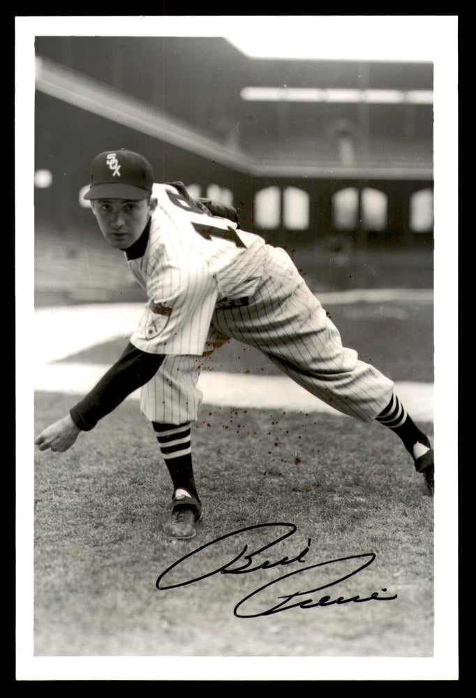 Billy Pierce Autographed 4x6 Photo Chicago White Sox