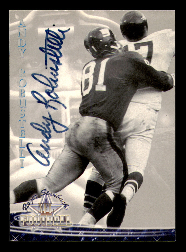 Andy Robustelli Autographed 1994 Ted Williams Card #40 New York Giants JSA #CC97979