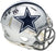 Dez Bryant Autographed Dallas Cowboys Silver Speed Mini Helmet Beckett BAS Witness