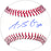 Michael Busch Autographed Official MLB Baseball Chicago Cubs Beckett BAS Witness