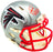 Andre Rison Autographed Atlanta Falcons Flash Gray Speed Mini Helmet "Bad Moon" JSA
