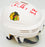 Chris Chelios Autographed Chicago Blackhawks White Mini Helmet "HOF 2013" Beckett BAS Witness