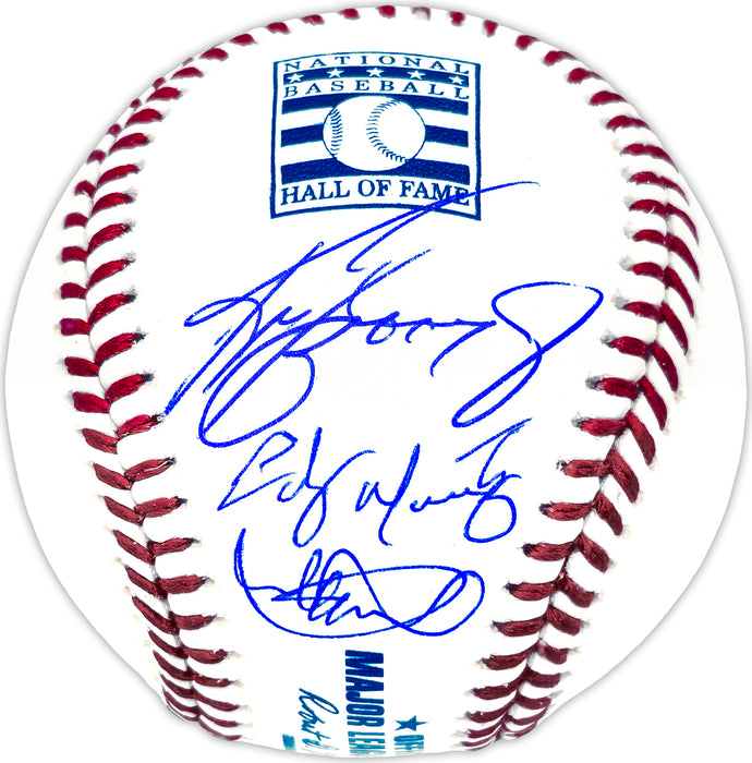 Ken Griffey Jr., Ichiro Suzuki & Edgar Martinez Autographed Official Hall of Fame HOF Logo MLB Baseball Seattle Mariners IS Holo & Beckett BAS Witness