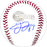 Frank Thomas Autographed Official 2005 World Series Logo MLB Baseball Chicago White Sox Beckett BAS Witness