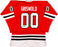 Christmas Vacation Chevy Chase Autographed Red Jersey Griswold Beckett BAS QR