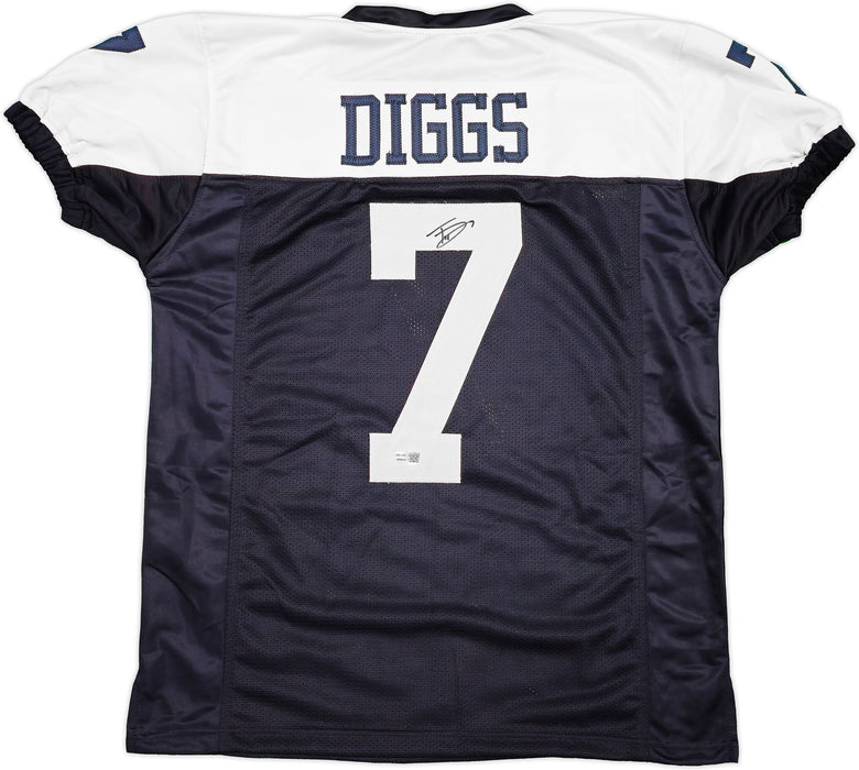 Dallas Cowboys Trevon Diggs Autographed Blue & White Jersey TriStar