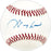 Gary Lucas Autographed Official League Baseball San Diego Padres, Los Angeles Angels Beckett BAS QR #BN13252