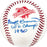 Marty Brennaman Autographed Official 1990 World Series Logo MLB Baseball Cincinnati Reds "WS Champs 1990" JSA #CC21745