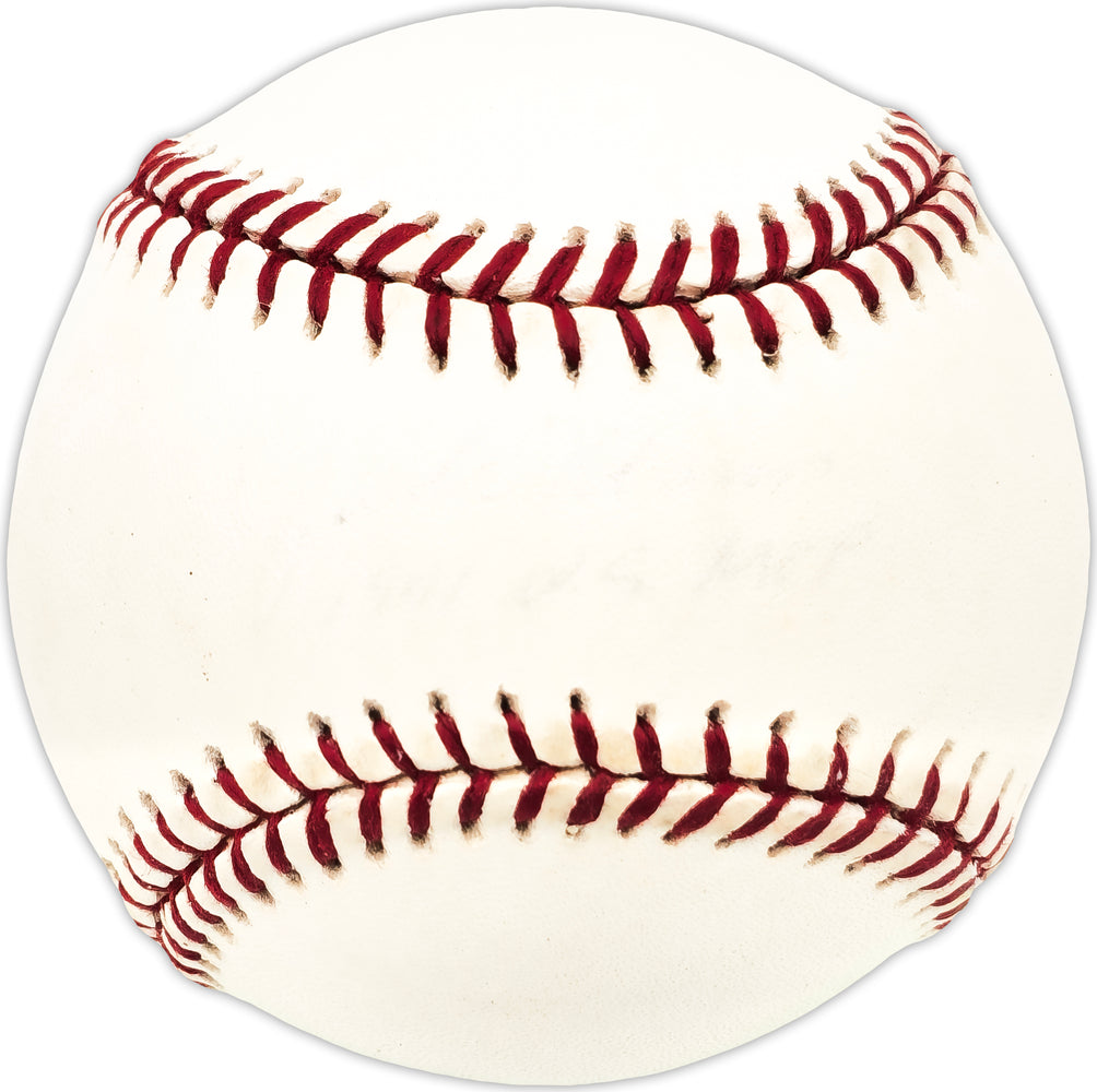 Jack Morris Autographed Official AL Baseball Minnesota Twins "1991 WS MVP" (Light) JSA #FF30806