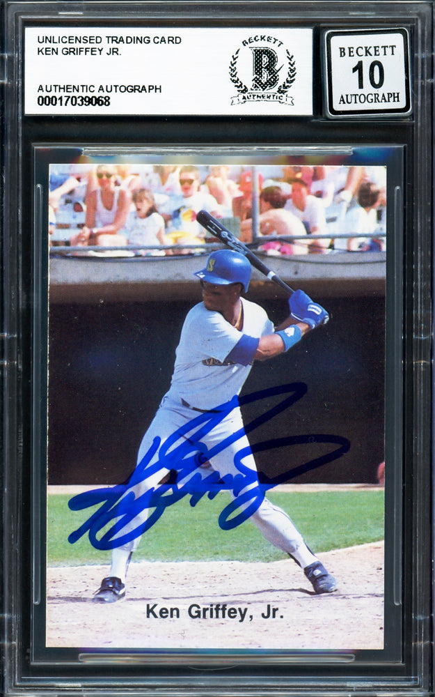 Ken Griffey Jr. Autographed 1989 Broder Cactus League All Stars Rookie — RSA