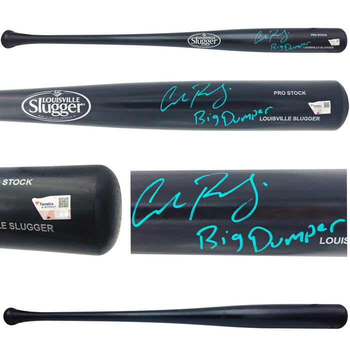 Cal Raleigh Autographed Black Louisville Slugger Pro Stock Baseball Bat Seattle Mariners "Big Dumper" Fanatics Holo