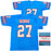 Houston Oilers Eddie George Autographed Blue Jersey Beckett BAS Witness