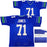 Seattle Seahawks Walter Jones Autographed Blue Jersey JSA
