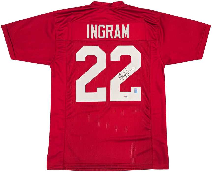 Alabama Crimson Tide Mark Ingram Autographed Red Jersey PSA/DNA