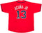 Atlanta Braves Ronald Acuna Jr. Autographed Red Jersey Beckett BAS Witness