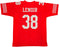 San Francisco 49ers Deommodore Lenoir Autographed Red Jersey Beckett BAS QR