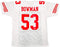 San Francisco 49ers NaVorro Bowman Autographed White Jersey Beckett BAS QR