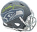 Walter Jones Autographed Seattle Seahawks Slate Gray Speed Mini Helmet JSA