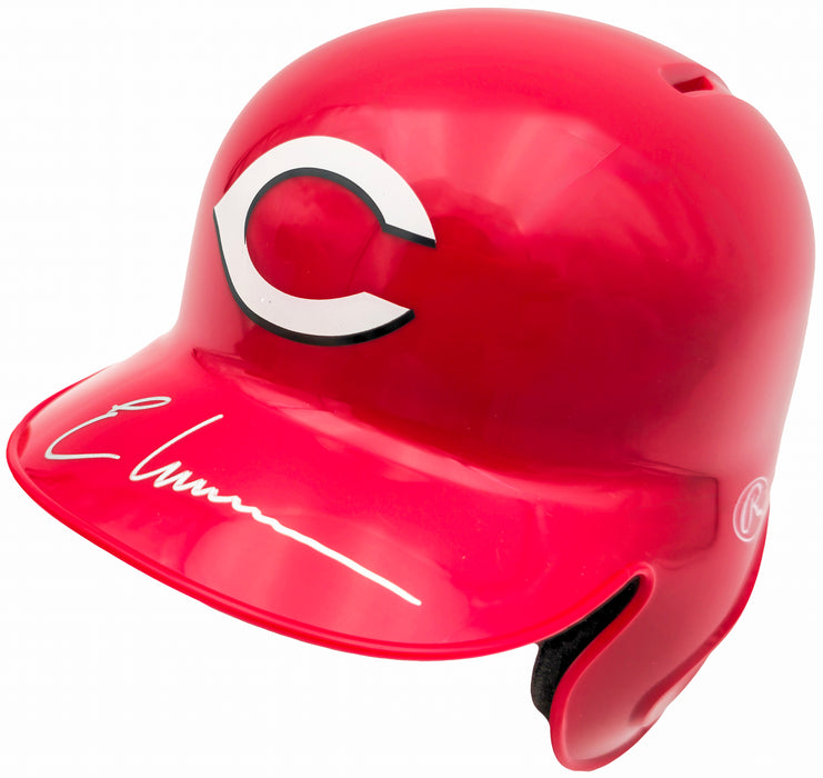 Elly De La Cruz Autographed Cincinnati Reds Red Mini Helmet (Minor Scratches/Scuffs) Beckett BAS QR