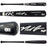 Marcell Ozuna Autographed Black Rawlings Adirondack Baseball Bat Atlanta Braves Beckett BAS Witness