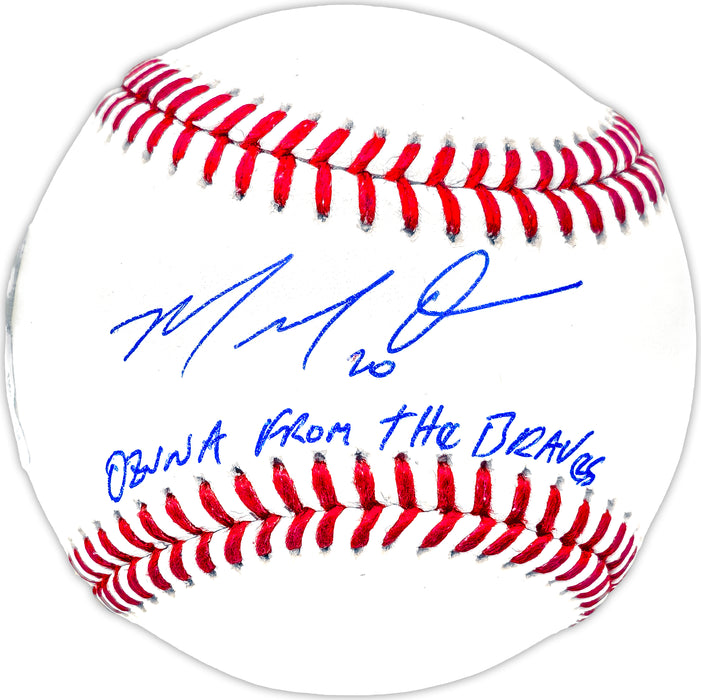 Marcell Ozuna Autographed Official MLB Baseball Atlanta Braves "Ozuna From The Braves" Beckett BAS Witness