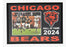 Devin Hester Signed Chicago 3D Light Up Framed Football 28x38 Photo (JSA)