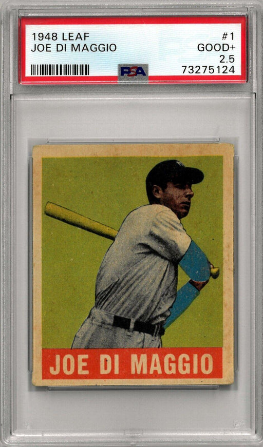 1948 Joe DiMaggio Leaf #1 PSA Graded 2.5 Baseball Card - RSA