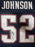Ted Johnson Signed New England Navy Football Jersey (JSA)
