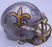 Taysom Hill Autographed New Orleans Saints Flash Gold Mini Helmet Beckett BAS QR #BE17584
