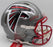 Kyle Pitts Autographed Atlanta Falcons Authentic Flash Silver Full Size Helmet Beckett BAS QR #WL25821