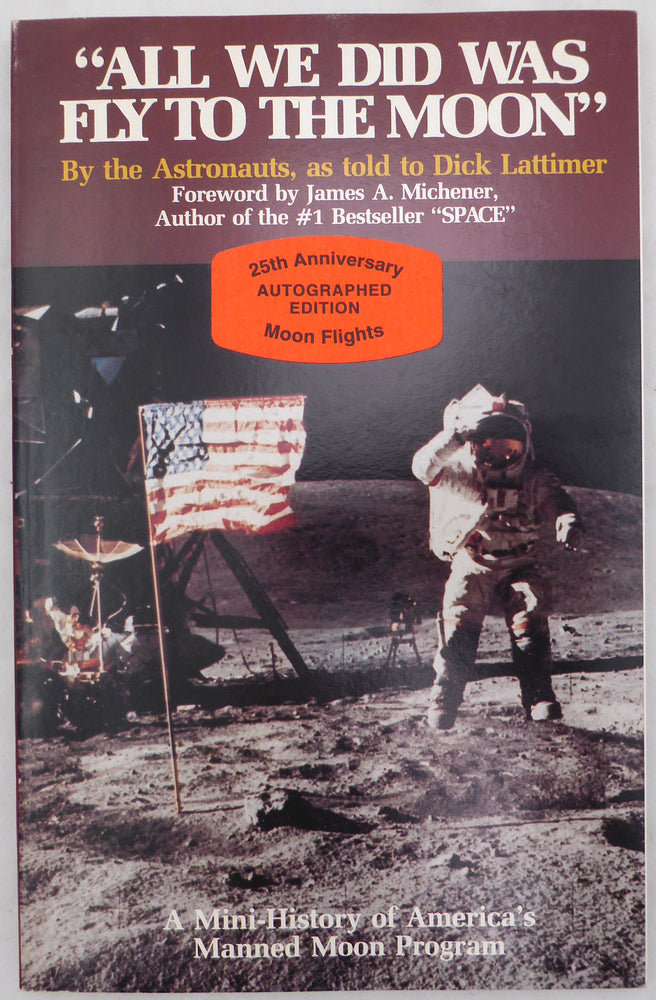 Dick Lattimer Autographed Book Astronaut "Reach For The Stars"