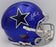 Troy Aikman Autographed Blue Flash Full Size Authentic Helmet Dallas Cowboys Beckett BAS QR #WN43705